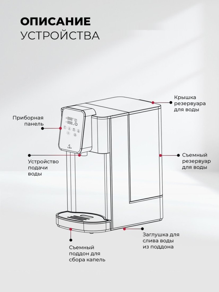 Электрический чайник LEX LXTP 3620