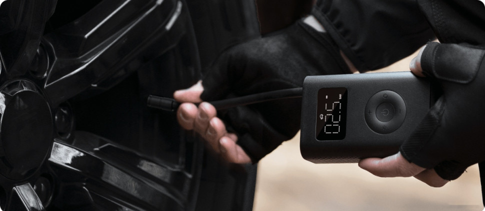 Велокомпрессор Xiaomi Mi Portable Electric Air Compressor 2 BHR7112GL (международная версия) Велокомпрессор Xiaomi Mi Portable Electric Air Compressor 2 BHR7112GL (международная версия)