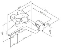 Смеситель Am.Pm Gem F9010000