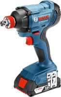 Гайковерт ударный Bosch GDX 180-LI Professional 06019G5220 (с 2-мя АКБ)