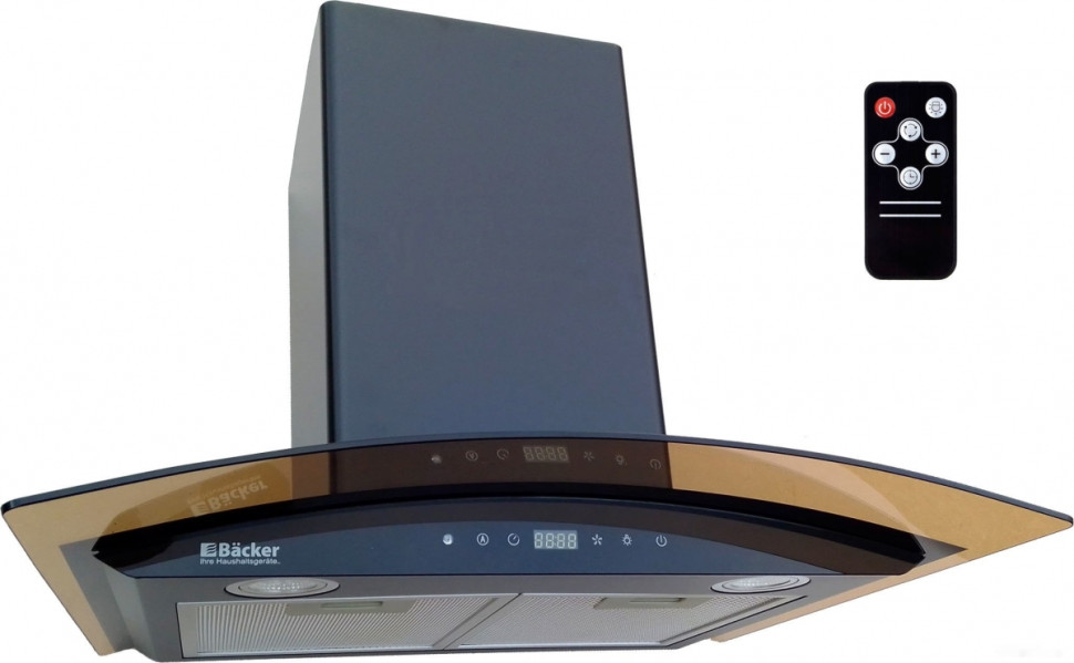 Вытяжка Backer QD60E-TGL200RC DG Black