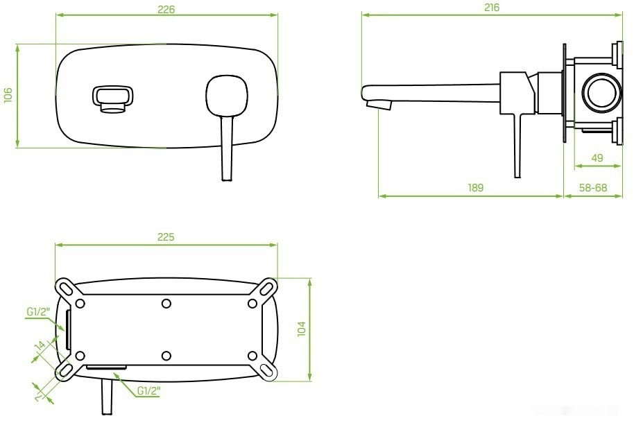 Смеситель Laveo Pola BAP 722P