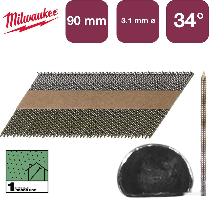 Гвозди для пистолета Milwaukee 4932492604 (2200 шт)