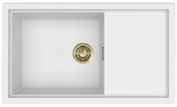 Кухонная мойка Elleci Sintesi 410 K96 White GLD