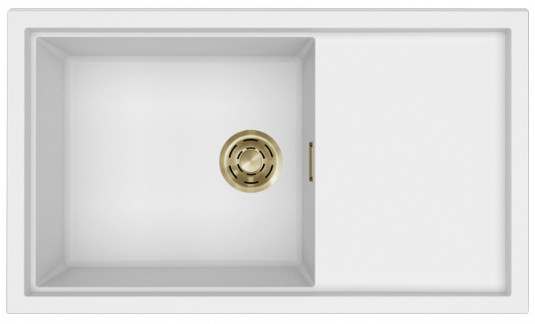 Кухонная мойка Elleci Sintesi 410 K96 White GLD