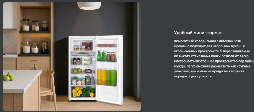 Однокамерный холодильник Techno DF1-20N Однокамерный холодильник Techno DF1-20N