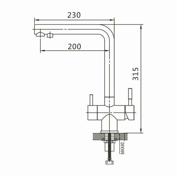 Смеситель Shevanik S468T Смеситель Shevanik S468T