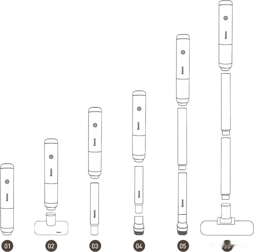 Пылесос Baseus H5 Home VCSS000101 (черный) Пылесос Baseus H5 Home VCSS000101 (черный)