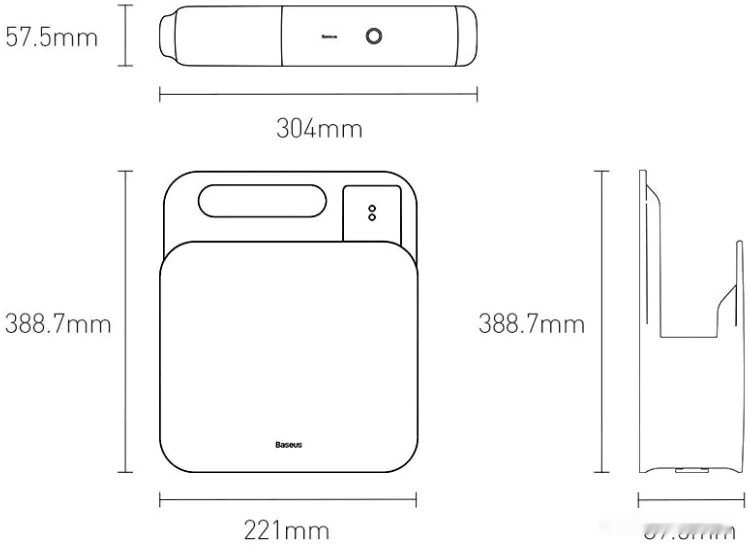 Пылесос Baseus H5 Home VCSS000101 (черный) Пылесос Baseus H5 Home VCSS000101 (черный)
