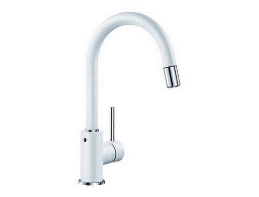 Смеситель Blanco Mida-S (гранит) белый