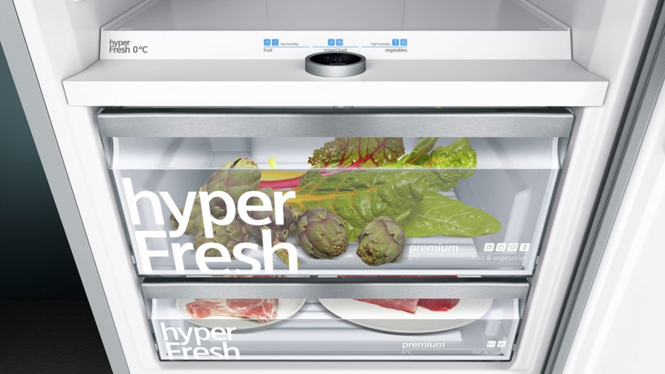 Холодильник с нижней морозильной камерой Siemens KG49NSB2AR Холодильник с нижней морозильной камерой Siemens KG49NSB2AR