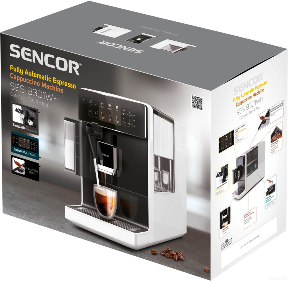 Кофемашина Sencor SES 9301WH Кофемашина Sencor SES 9301WH