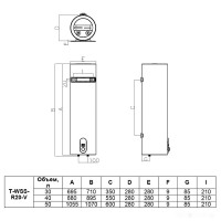 Водонагреватель Timberk Fiji T-WSS50-R20-V