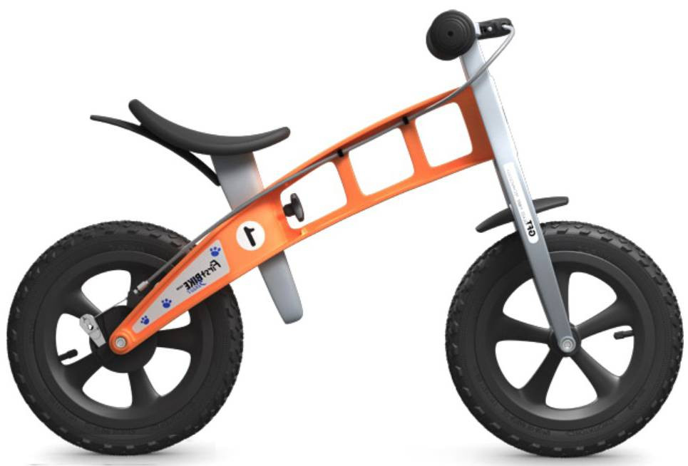 Беговел FirstBIKE Cross с тормозом (оранжевый)