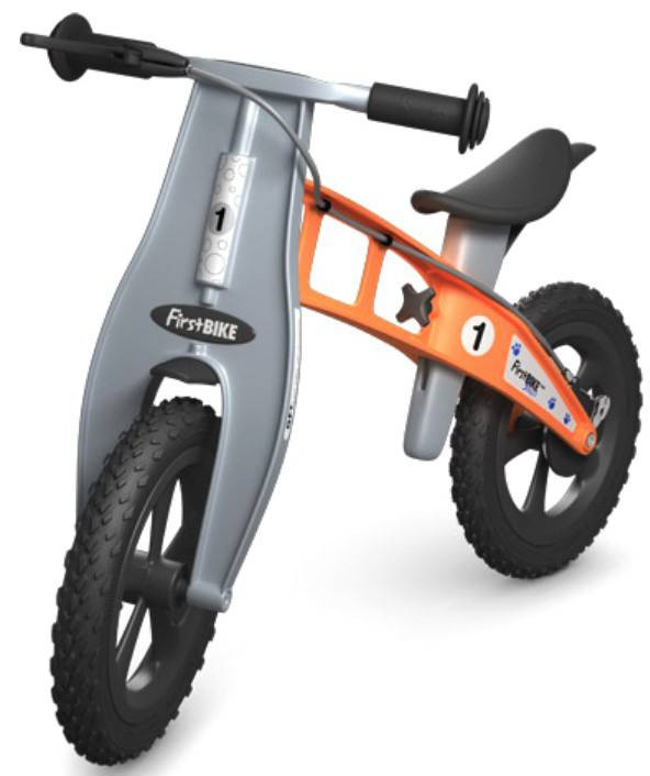 Беговел FirstBIKE Cross с тормозом (оранжевый)