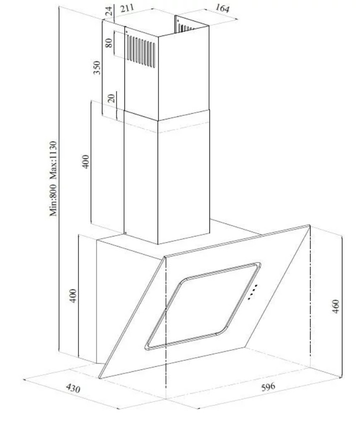 Вытяжка Beko HCA 62540 B