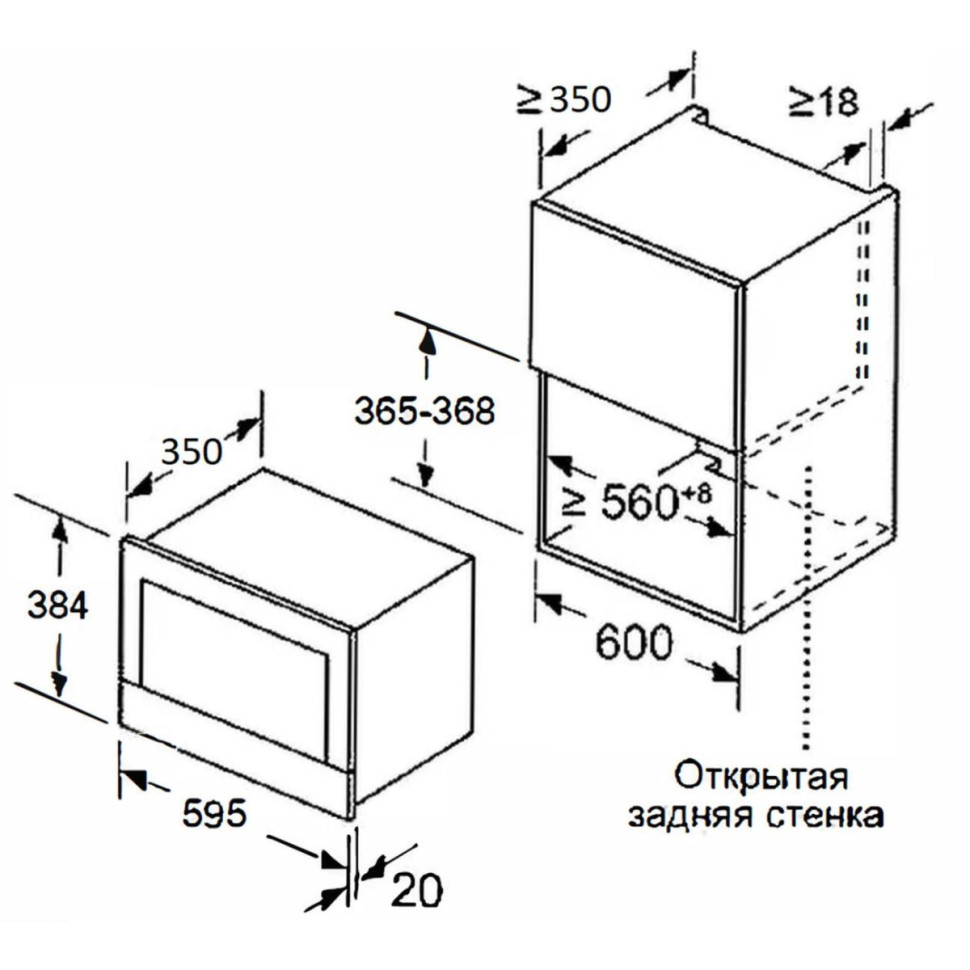Микроволновая печь Meferi MMO6025BK Power