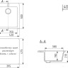Кухонная мойка Mixline ML-GM14 551902 (черный)