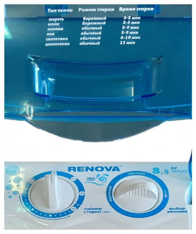 Стиральная машина RENOVA WS-85PE (с крышкой-трансформером) Стиральная машина RENOVA WS-85PE (с крышкой-трансформером)