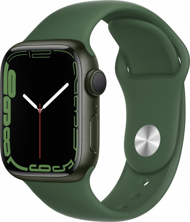 Умные часы Apple Watch Series 7 41 мм (зеленый/зеленый клевер спортивный)