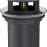 Умывальник Lauter 21674B + клапан 21190B + сифон 21635B (черный матовый)