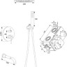 Душевая система РМС SUS129BL-1S