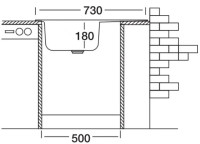 Кухонная мойка Kromevye ЕХ 151 D