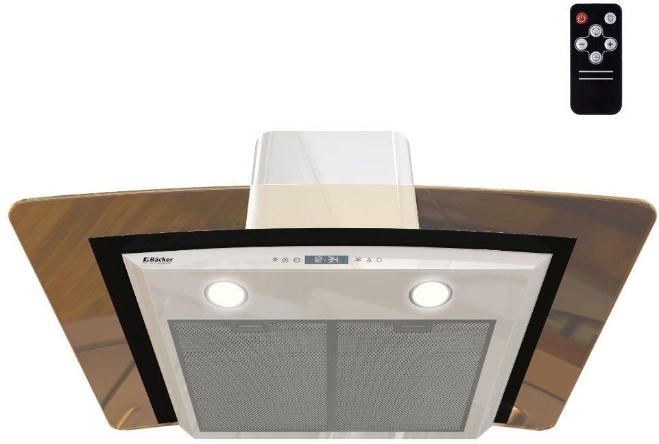 Вытяжка Backer QD60E-TGL200RC DG White