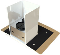 Вытяжка Backer QD60E-TGL200RC DG White