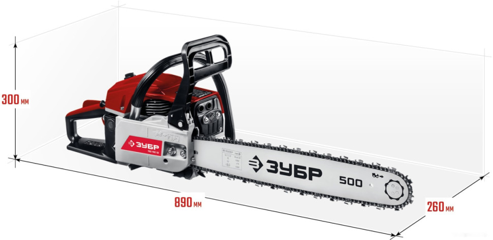 Бензопила ЗУБР ПБЦ-М62-50 Бензопила ЗУБР ПБЦ-М62-50