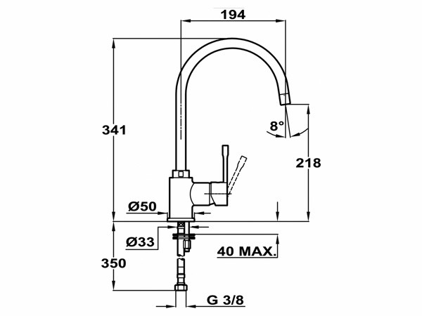 Смеситель Teka SP 995 TG карбон 55995020CN