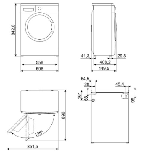 Стиральная машина Smeg LBW62PCIT Стиральная машина Smeg LBW62PCIT