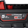 Аккумулятор для инструмента Milwaukee M18 M18B5-CR 4932479265 (18В/5 Ач) Аккумулятор для инструмента Milwaukee M18 M18B5-CR 4932479265 (18В/5 Ач)