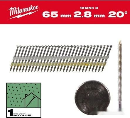 Гвозди для пистолета Milwaukee 4932492587 (2000 шт)