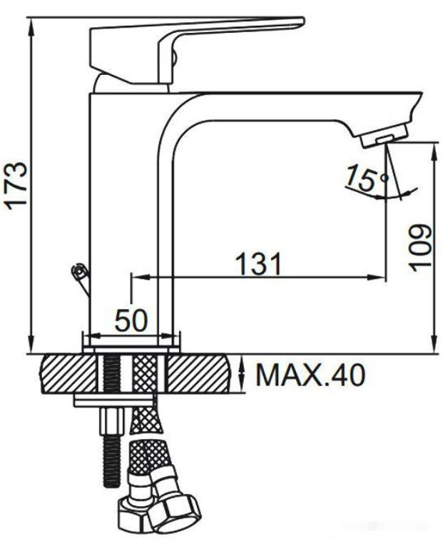 Смеситель Ledeme L1080Y