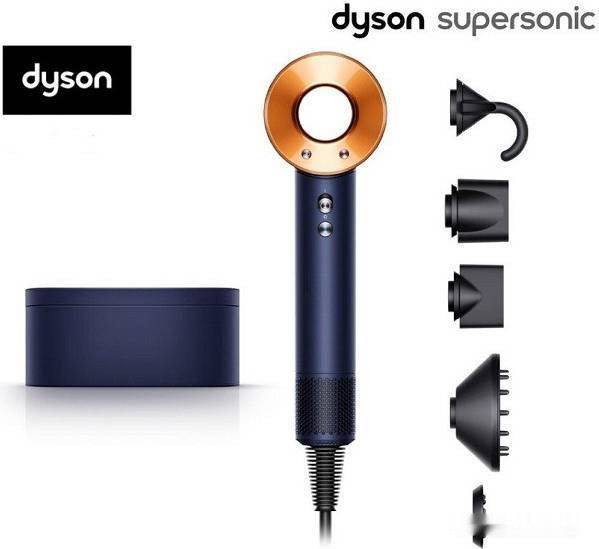 Фен Dyson HD08 Supersonic (берлинская лазурь/медный)