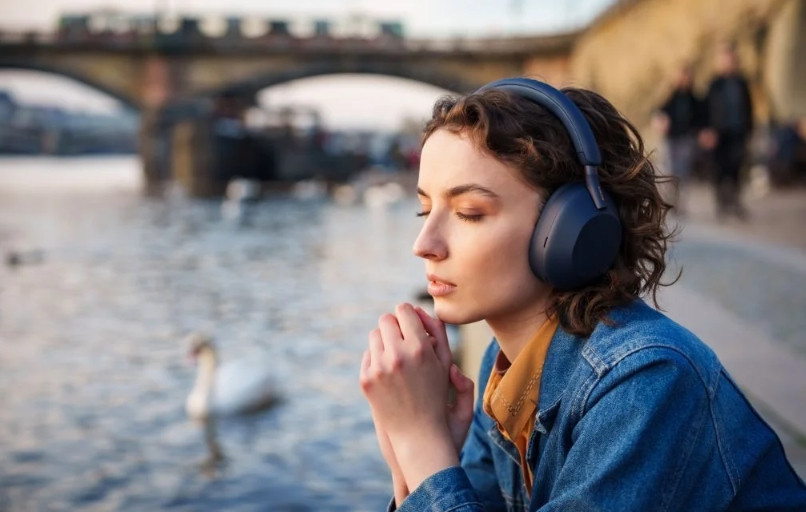 Наушники Sony WH-1000XM5 (темно-синий) Наушники Sony WH-1000XM5 (темно-синий)