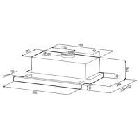 Вытяжка Krona KAMILLA 600 SUPERNOVA W