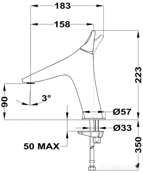 Смеситель Teka Sense 913860200