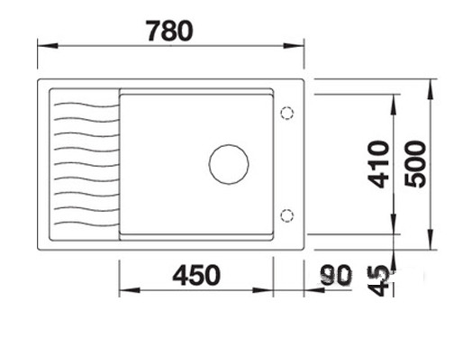 Кухонная мойка Blanco Elon XL 6 S (Black)