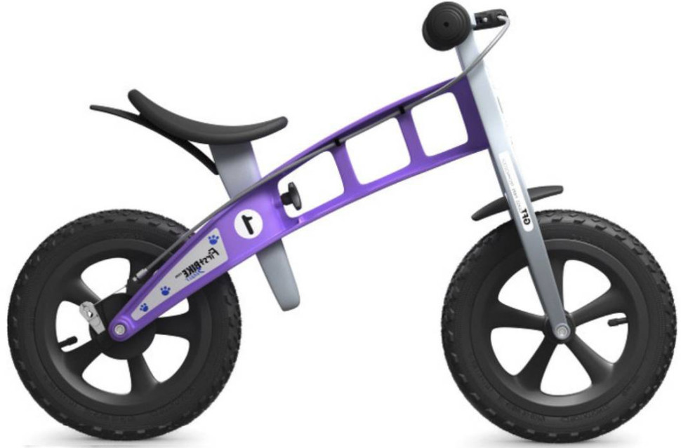 Беговел FirstBIKE Cross с тормозом (фиолетовый)