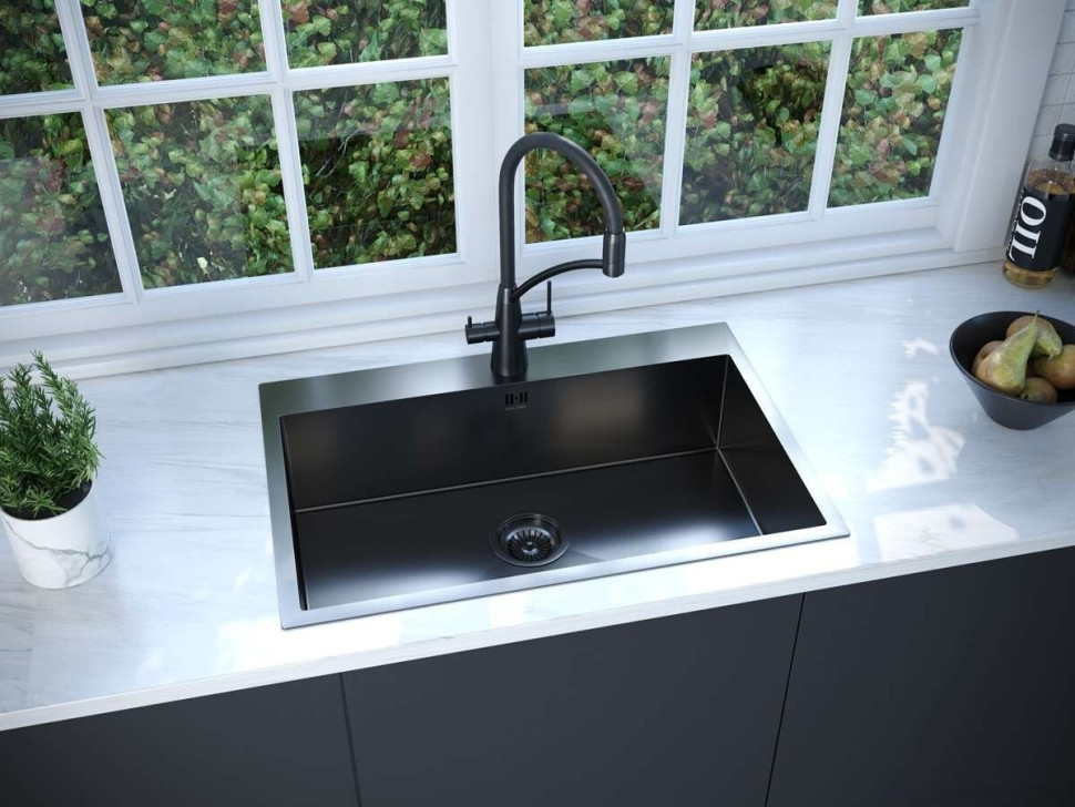 Кухонная мойка Paulmark PM217551-GM Кухонная мойка Paulmark PM217551-GM