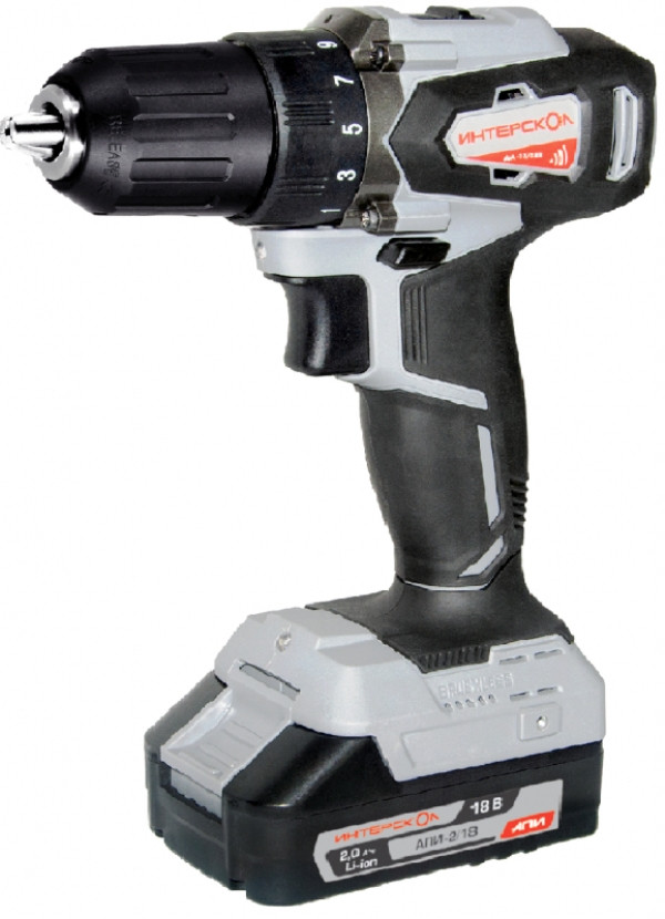 Дрель-шуруповерт Интерскол ДАУ-13/18В