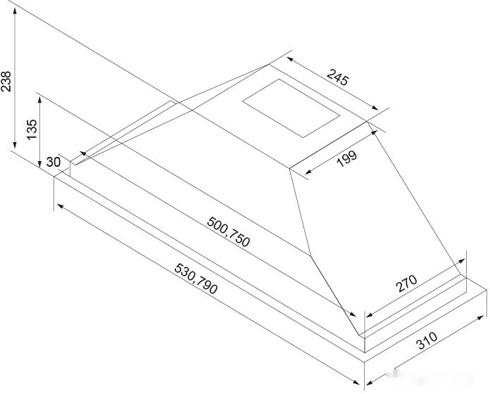 Вытяжка Beko HNU 51311 S Вытяжка Beko HNU 51311 S