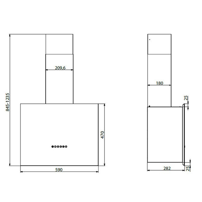 Вытяжка Elikor Метеорит 60П-700-Э4Д черный/состаренное срб Вытяжка Elikor Метеорит 60П-700-Э4Д черный/состаренное срб