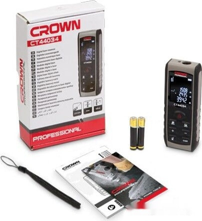 Лазерный дальномер Crown CT44034 Лазерный дальномер Crown CT44034