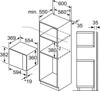 Микроволновая печь Bosch Serie 6 BEL454MB1F