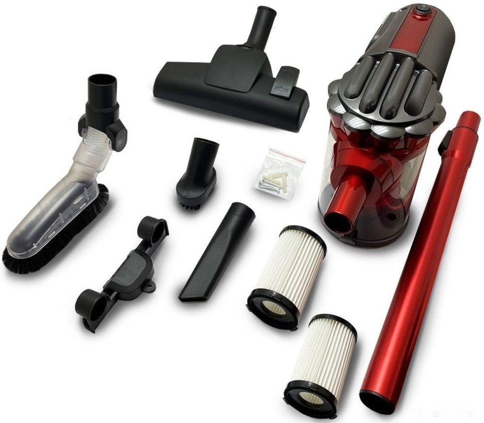 Пылесос Ginzzu VS118 (красный) Пылесос Ginzzu VS118 (красный)