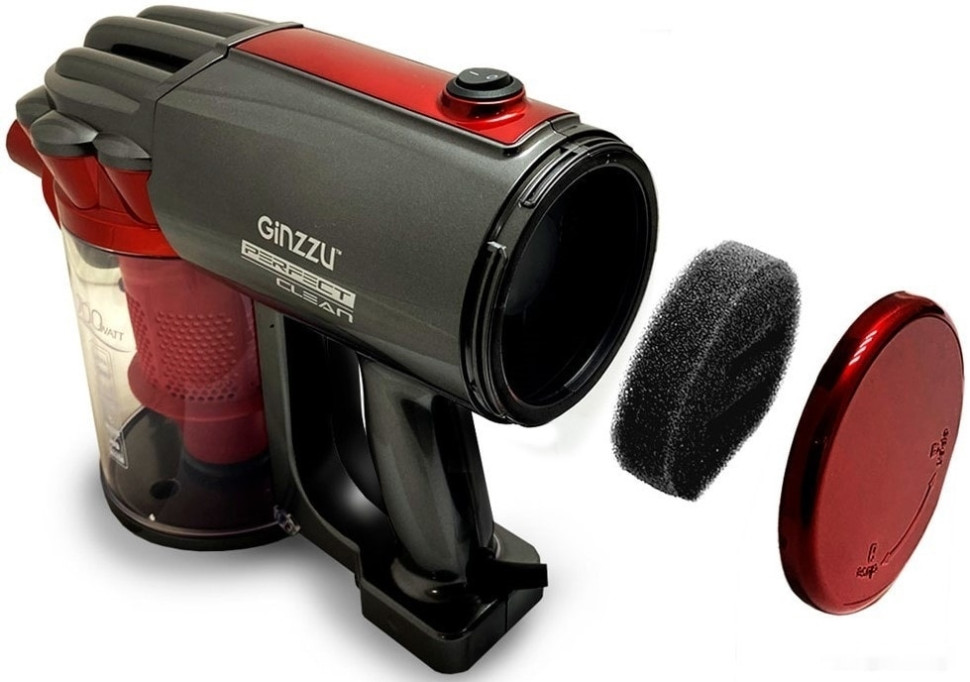 Пылесос Ginzzu VS118 (красный) Пылесос Ginzzu VS118 (красный)