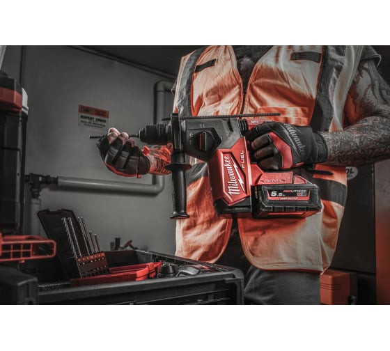 Перфоратор Milwaukee M18 FHX-552X FUEL 4933478889 (с 2-мя АКБ, кейс) Перфоратор Milwaukee M18 FHX-552X FUEL 4933478889 (с 2-мя АКБ, кейс)